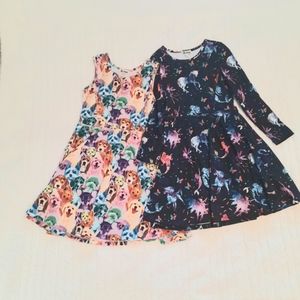 Girls Dress Bundle. Dogs/Unicorn. Size 140 (8-9 yrs old). Size 10 -11.   JXSTAR